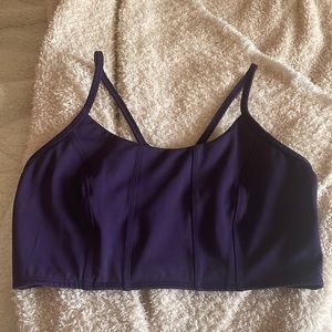 forever21 purple athletic bra top